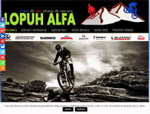 Tablet Screenshot of lopuh-alfa.hr